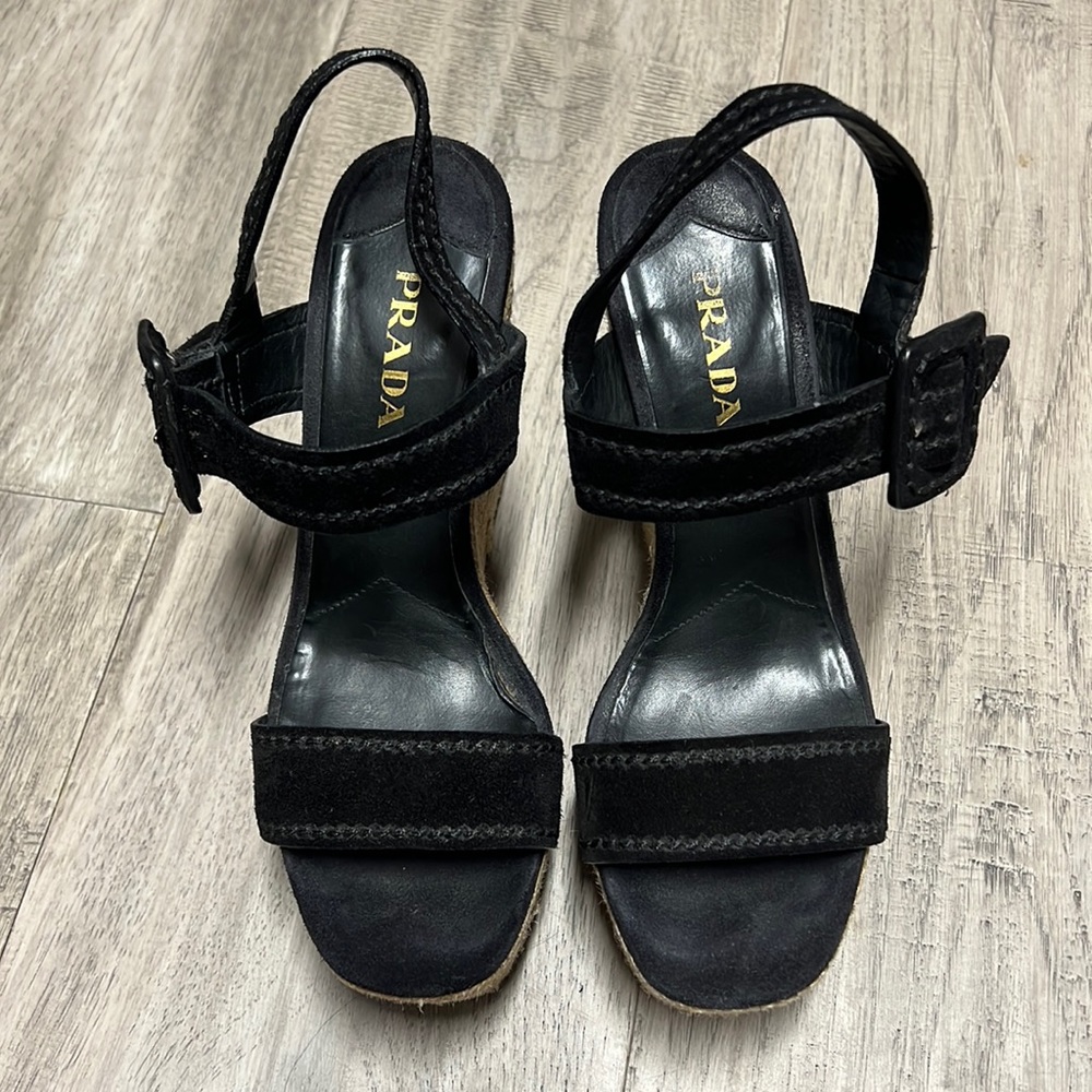 Prada wedges